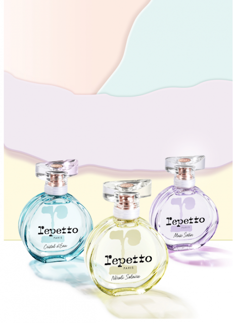 repetto collection parfums, parfums repetto collection, parfum repetto, repetto musc satin, repetto néroli solaire, repetto cristal d'eau, la collection repetto, nouveau parfum femme 2022