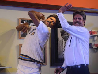 Kapil Dev unveils his wax figure at the Madame Tussauds museum in New Delhi.