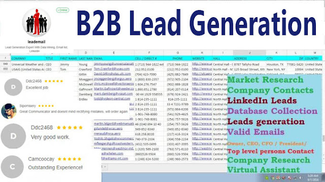  I Will B2b Lead Generation,Targeted Lead Generation,Lead Generation