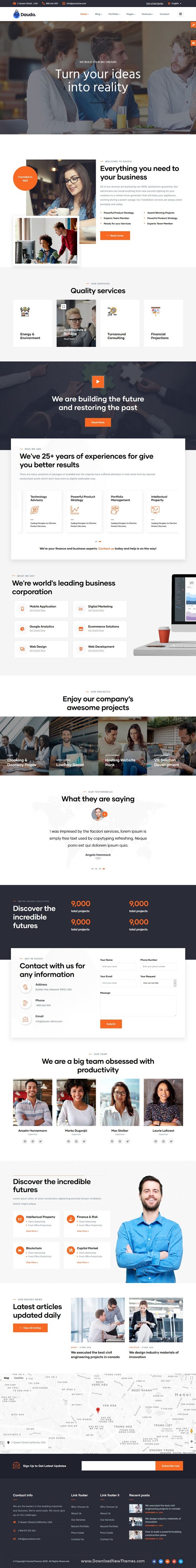 Responsive Multipurpose Premium Drupal Theme