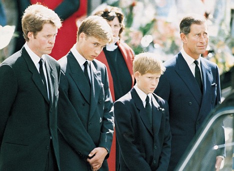 prince harry and william at diana. Harry and Prince William