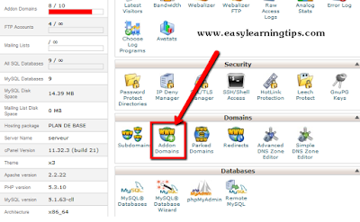 Add New Domain in Your Hosting Account