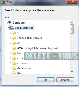 Cara Update AVG Manual-OffLine | delete-virus