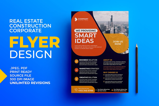 Creative and modern corporate flyer design