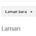 Cara Membuat Laman Baru di Blogsot