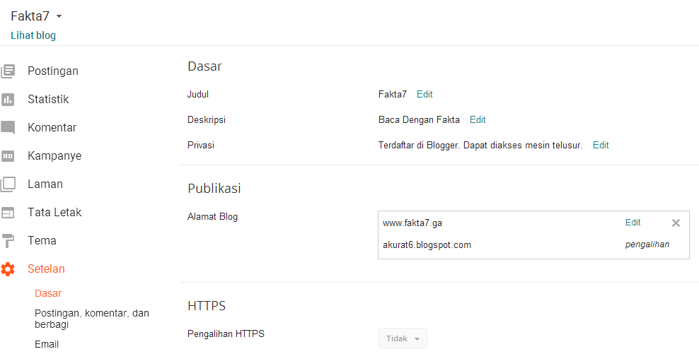 Cara Mengganti Domain Blogspot ke Custom Domain TLD