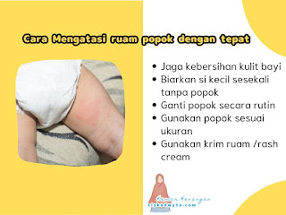 Cara mengatasi ruam popok dengan mama's choice rash cream