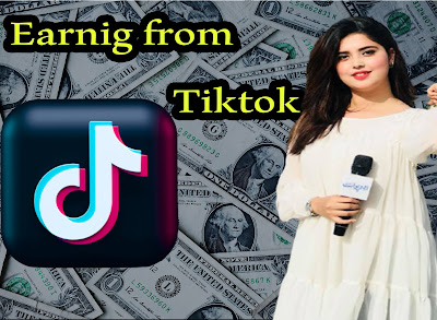 tiktokearning, mony from tiktok, popular on tktok