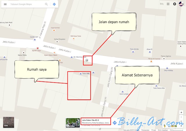 Cara Mudah Mengetahui Alamat Rumah Sendiri