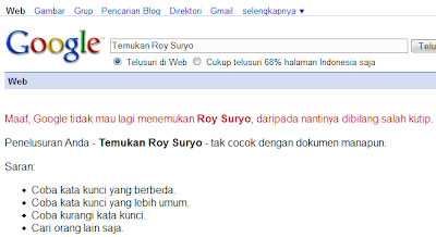  Screenshot temukan Roy Suryo