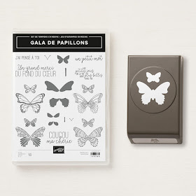 Butterfly Gala and Duet punch Stampin Up