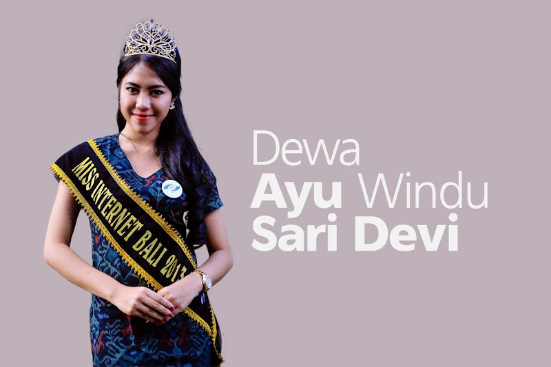 Sore Hari Bersama Dewa Ayu Windu Sari Devi. Miss internet Bali 2013