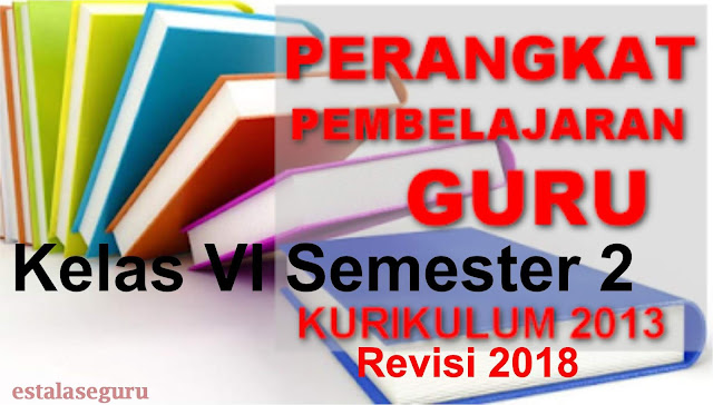 RPP Kelas VI Semester 2 Revisi 2017