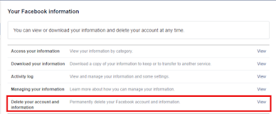 How to deactivate Facebook account