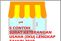 5 Contoh Surat Keterangan Usaha Lengkap Tahun 2019