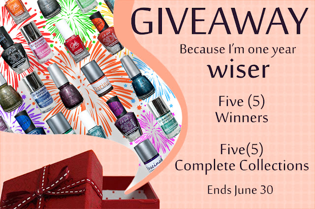 Giveaway China Glaze Julie G Nabi L.A. Girl Superficially Colorful Lacquer