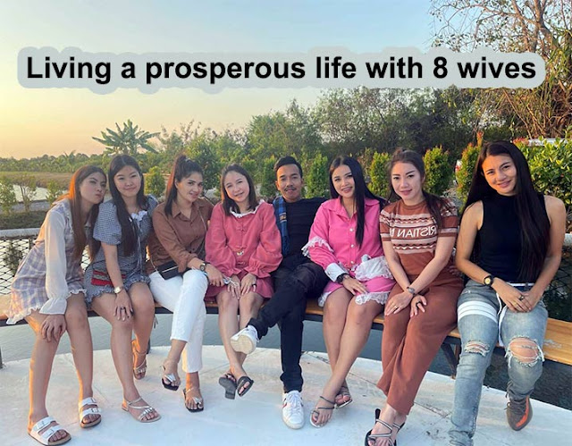 Living a prosperous life with 8 wives