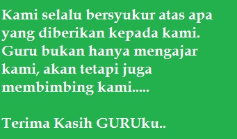 Kata Kata Ucapan Terima Kasih Untuk Guru  Terbaru