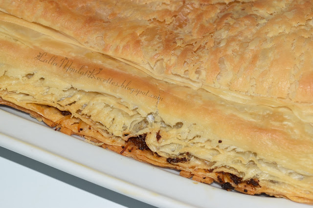 Brioche Feuilletée à la viande hachée et champignon de Paris