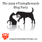 The small version of the Train for Rewards blog party button