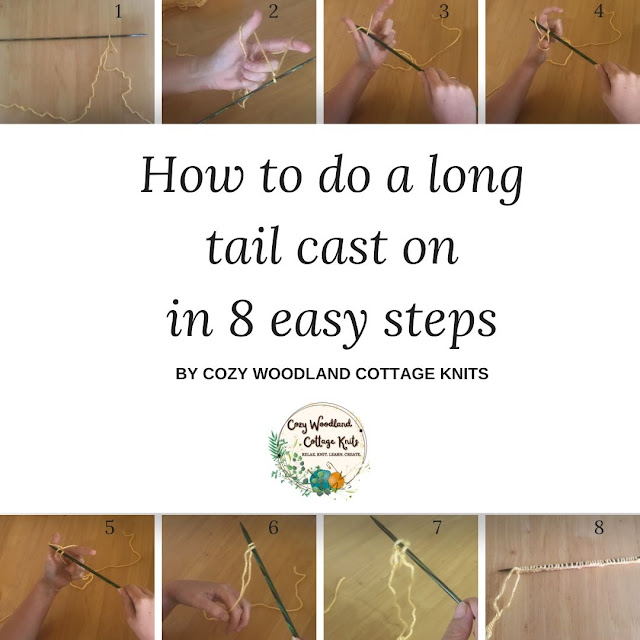 picture of 8 steps on how to do a long tail cast on