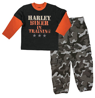 http://www.adventureharley.com/harley-davidson-infant-boys-2-piece-printed-pant-set-2063513