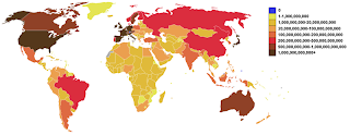 What country has the highest external national debt?