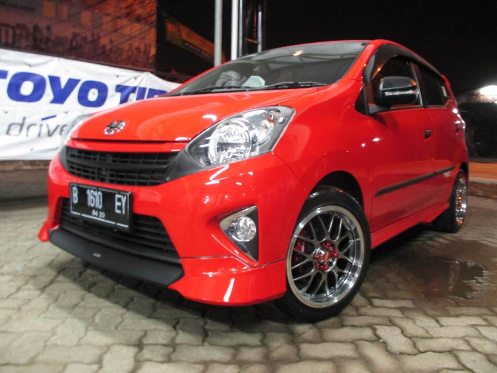 Photo Modifikasi Mobil Agya Merah Modif Mobil