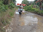 Jalan Kabupaten Simpang Tiga Alin ke Paraman Ampalu, Makin Parah