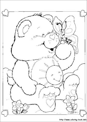 Care Bear Coloring Sheets on Care Bears Coloring Pages