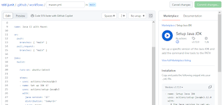GitHub Actions Java with Maven Example
