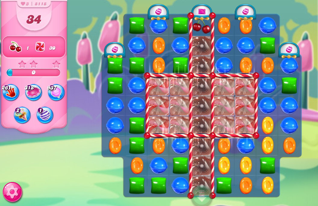 Candy Crush Saga level 8118