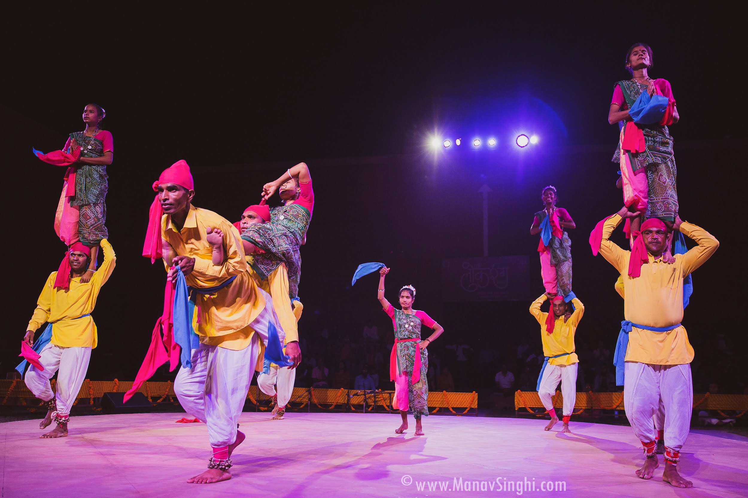 Dangi Dance of Kunbi Tribe Gujarat at Lokrang Jaipur