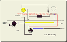 2nd Type of Ceiling Fan Circuit Diagram 