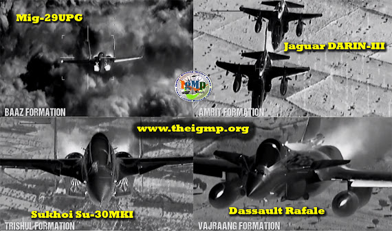 IAF shares IR camera images of RD flypast of aircrafts that gives great insight into the heat signature of Mig-29 Su-30 Jaguar & Rafale