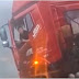 MALAPIT NG MAHULOG? Cargo truck, lumambitin sa isang napakalalim na bangin, Driver na-stuck habang humihingi ng tulong