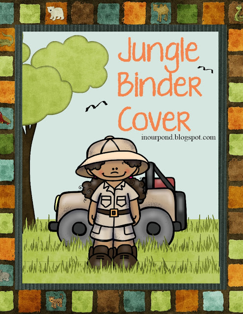 FREE Resource Binder for Kindergarten and Free Printables from In Our Pond