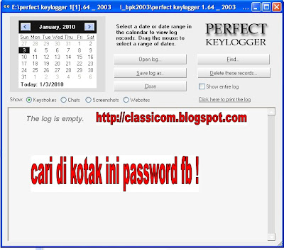 Perfect keylogger