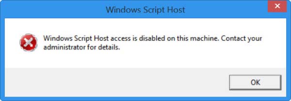 Cara Mengatasi Windows Script Host Access is Disabled on This Machine Cara Mengatasi Windows Script Host Access is Disabled on This Machine