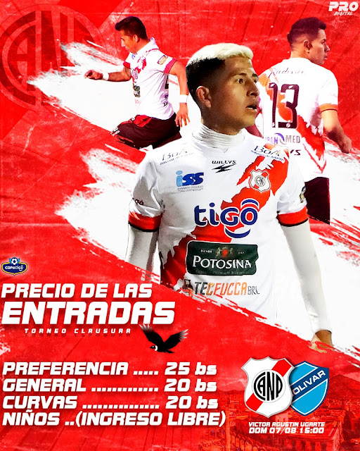 Venta de Entradas Nacional Potosi vs Bolivar