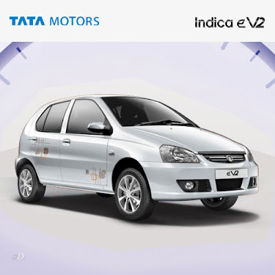 New Tata Indica eV2 white shade image