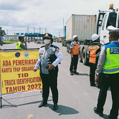 DPC Organda Pelabuhan Belawan Dukung OP Belawan Terkait Penertiban STID Pada Truck Pengangkut Kontainer