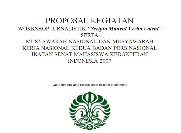 Contoh Proposal Kegiatan  contoh surat dan kebutuhan anda