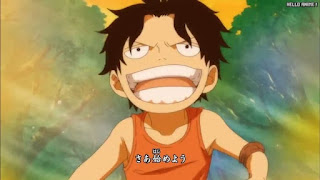 ワンピースアニメ 三兄弟過去編 ルフィ エース サボ 幼少期 OPテーマ 14 | ONE PIECE Fight Together 安室奈美恵