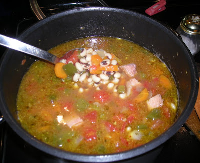 Lucky Blackeye Pea Soup for New Year's