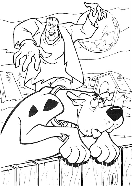 Printable Scooby Doo Coloring Pages Coloring Me In Elegant Halloween  Coloring Pages Zombie
