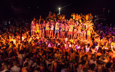 Full moon party in ThaiLand