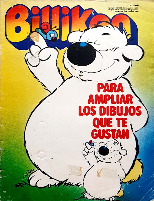 Cubitus, Redondus, Dommel, comic, historieta, 1980, Revista Billiken, tapa