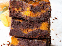 Flourless Paleo Pumpkin Brownies