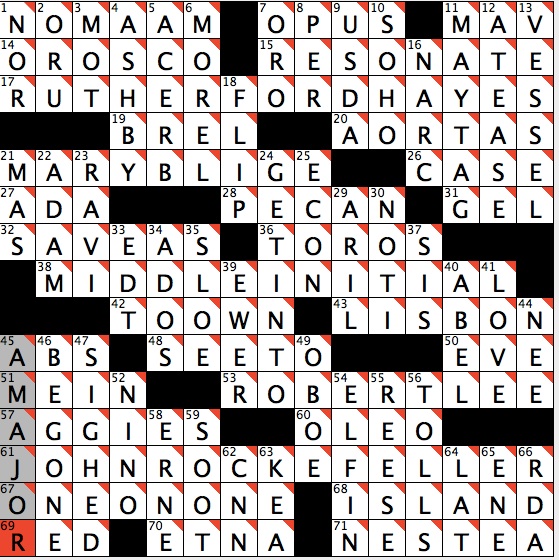 Rex Parker Does The Nyt Crossword Puzzle Songwriter Jacques Tue